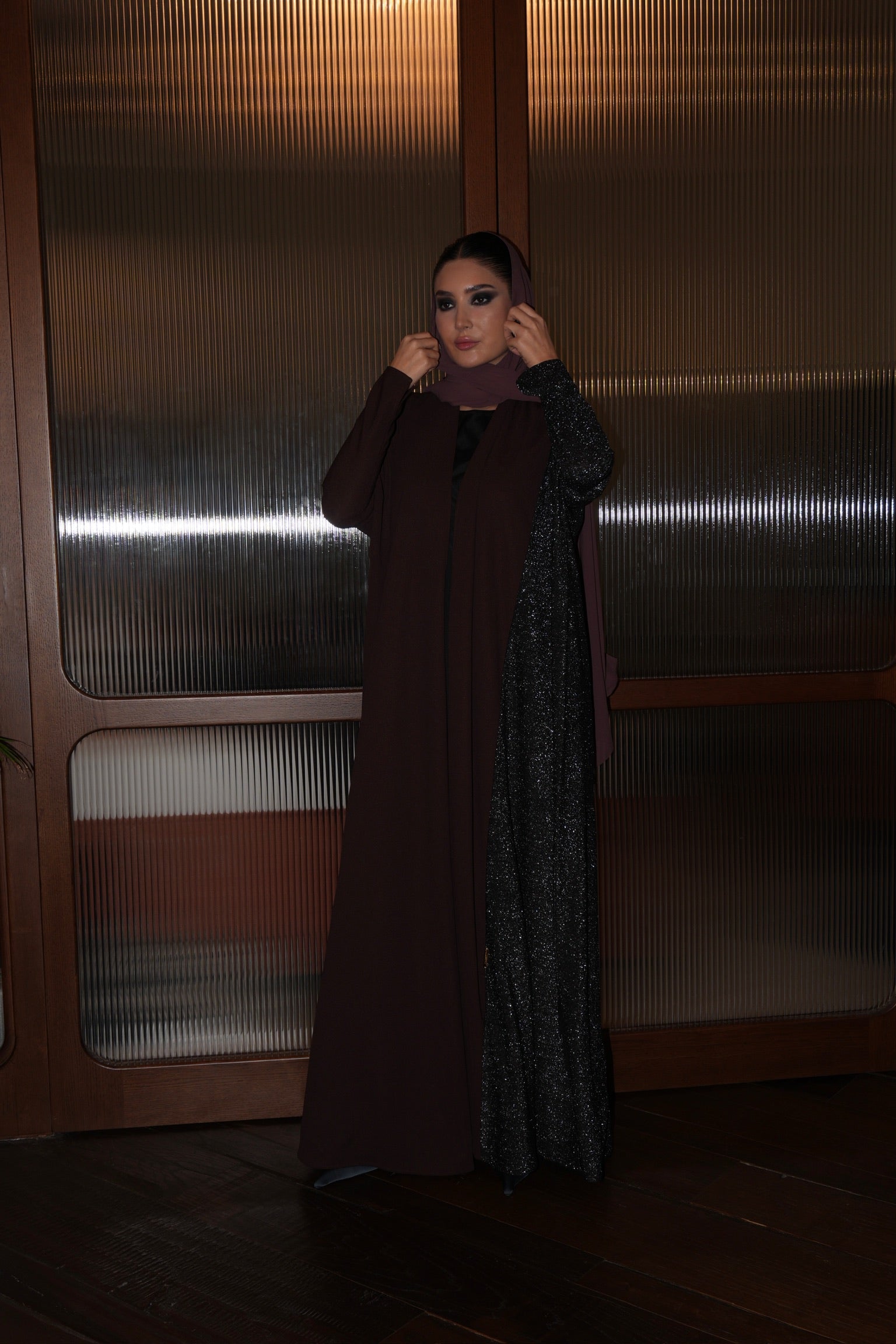 glitter mix - brown/black