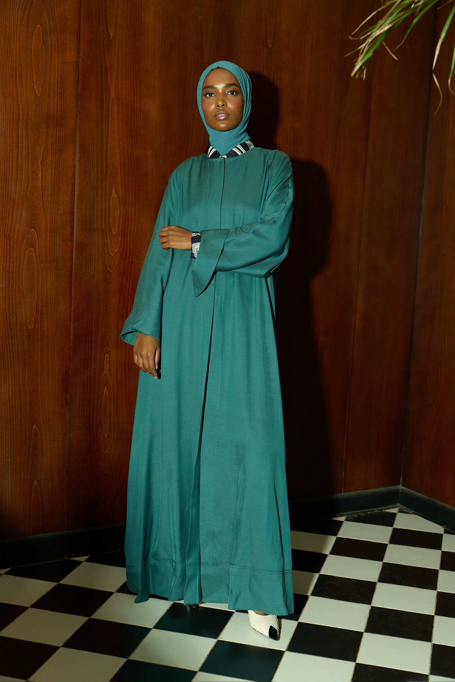 shadow cotton - teal
