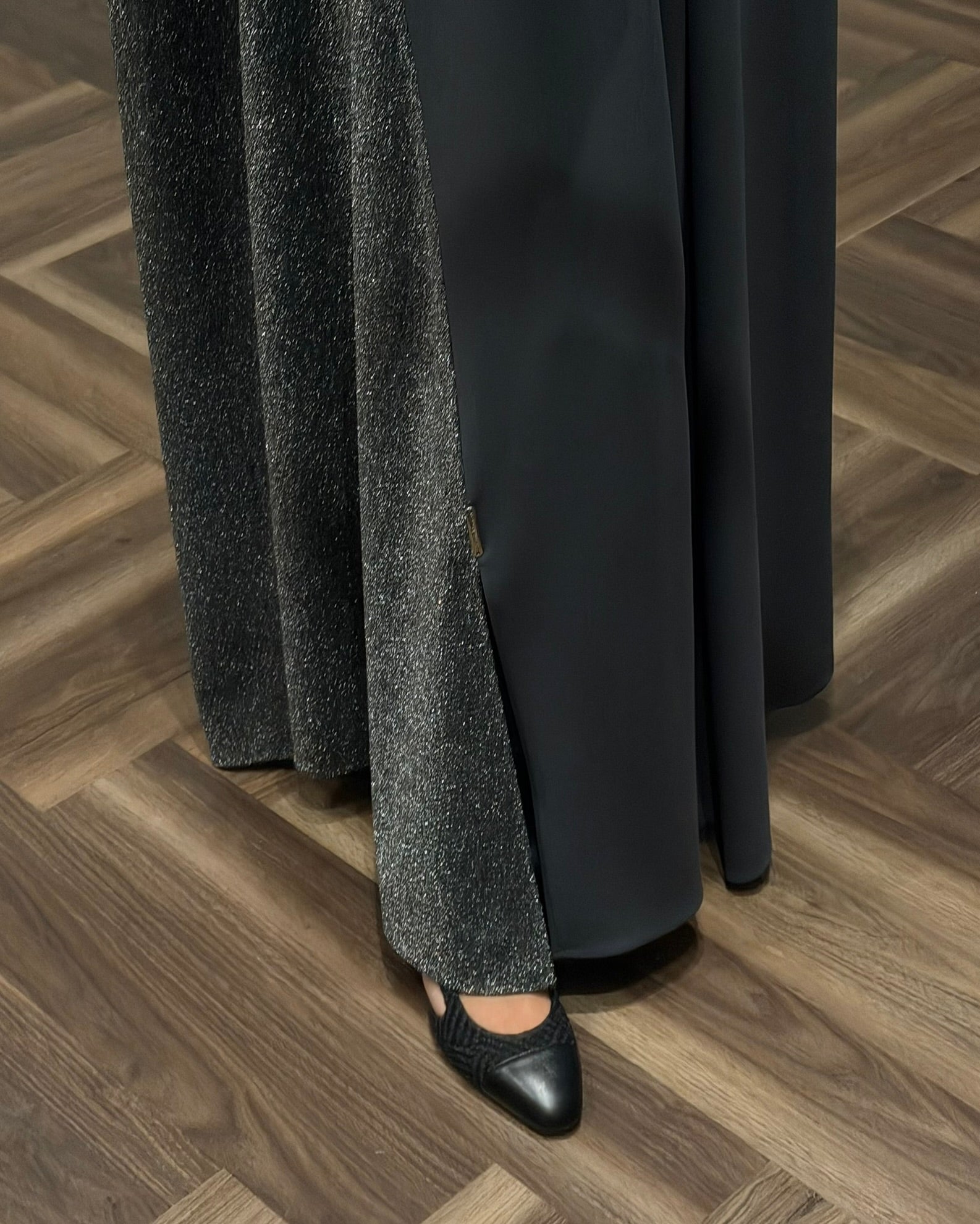 glitter mix - dark gray/gray